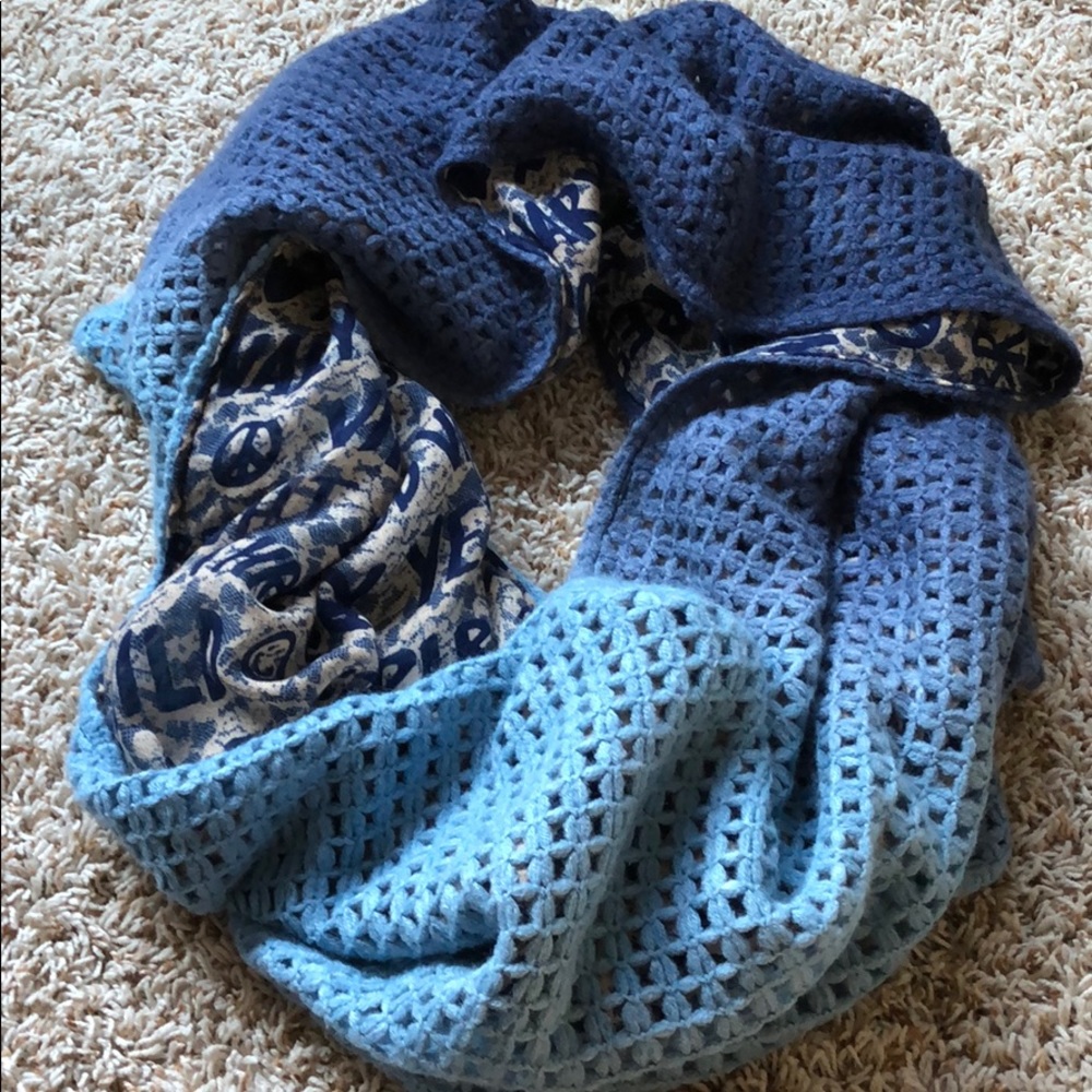 Ombré infinity scarf